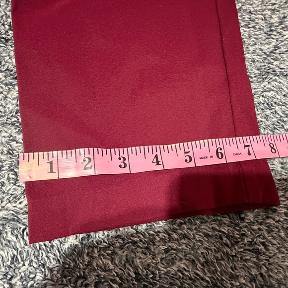 Tommy Hilfiger Women's Burgundy Pants - Picture 13 of 14